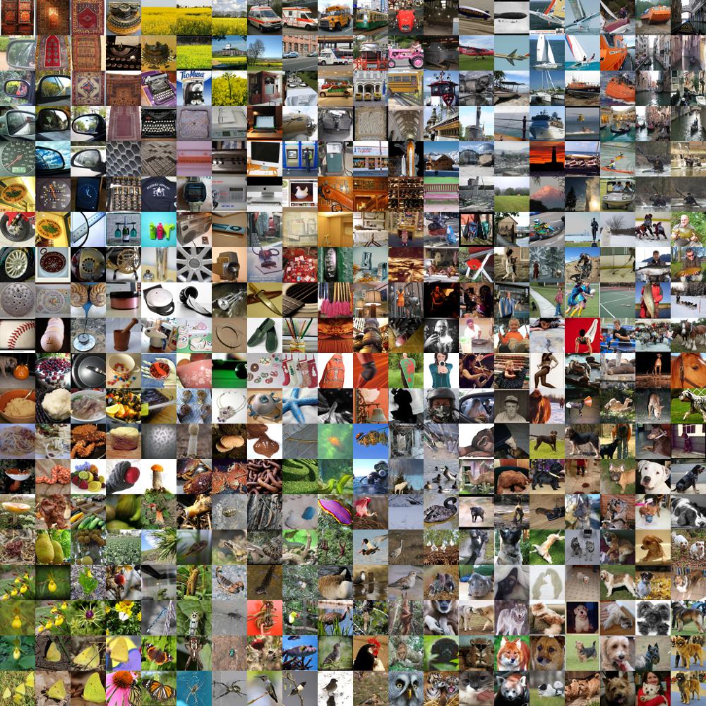 图 5-20. ImageNet数据集示例图