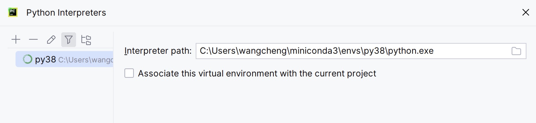 图 1-28 Python解释器添加图（一）