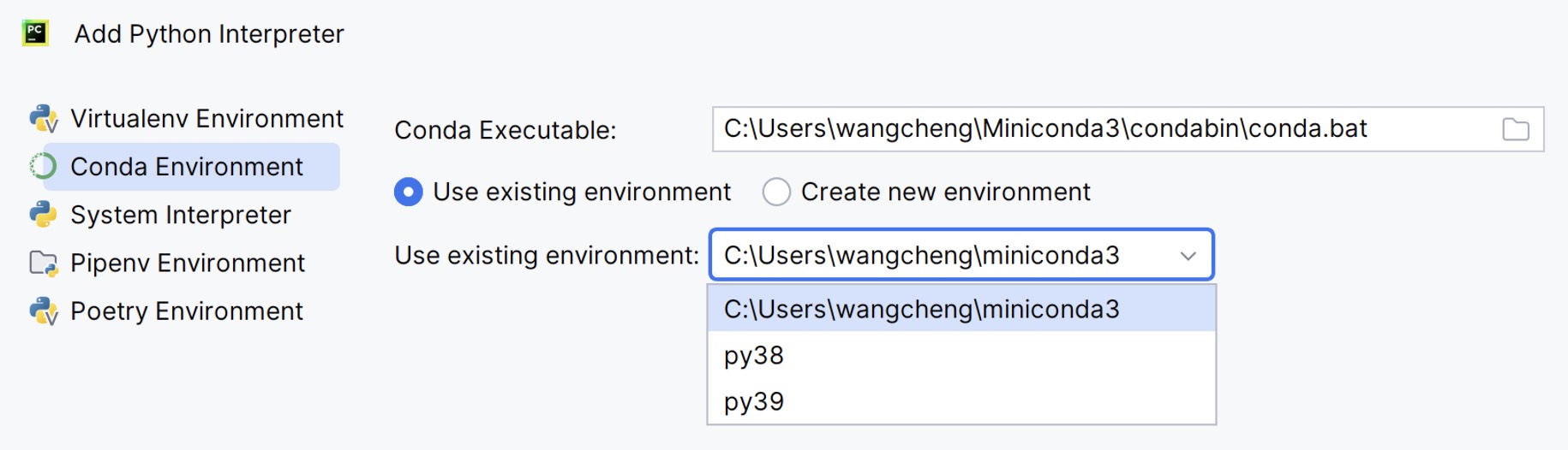 图 1-29 Python解释器添加图（二）